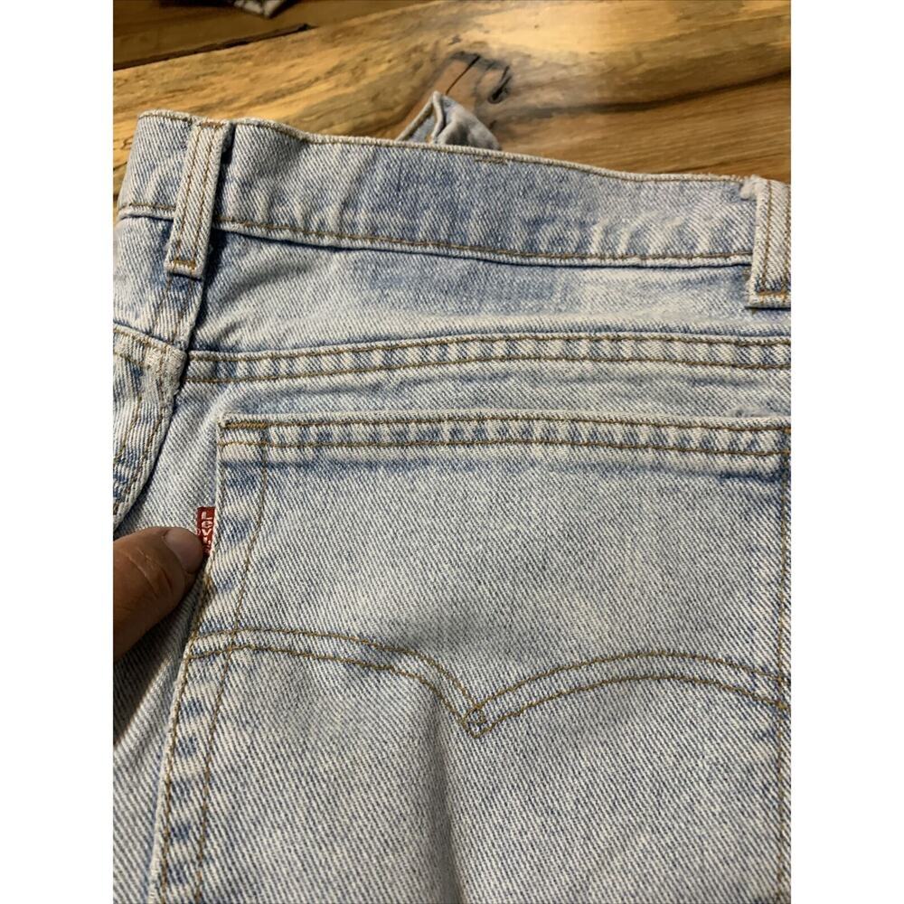 Vintage Levis Light Wash Denim Jeans Made in USA 38x32 Light Blue 100% Cotton